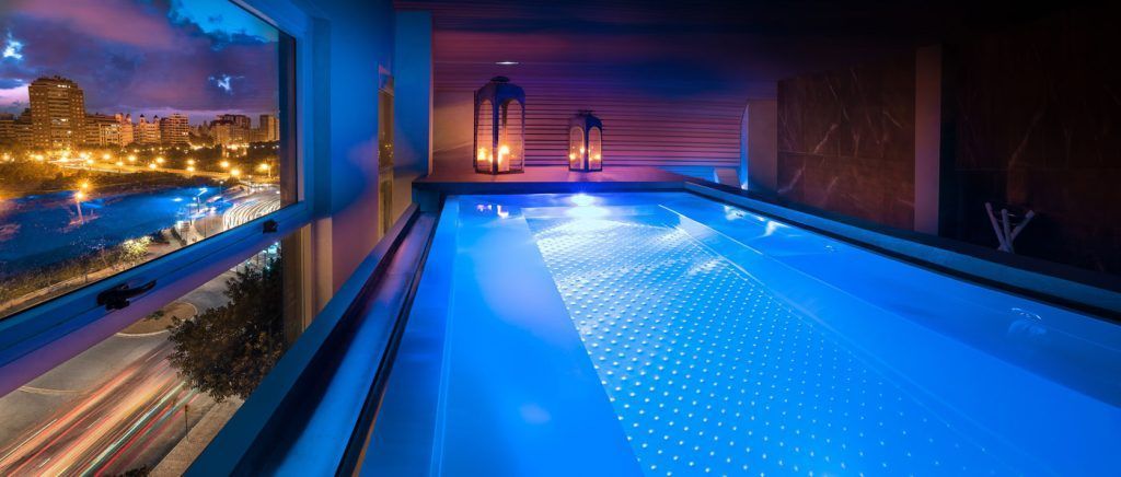 Spa Privado en Valencia en hotel SH Valencia Palace. Vistas espectaculares.